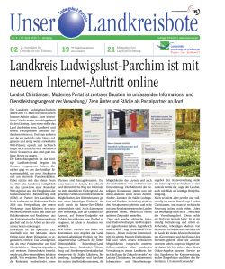 Landkreis Ludwigslust-Parchim ist mit neuem Internet
