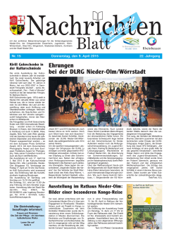 Ehrungen bei der DLRG Nieder-Olm/Wörrstadt