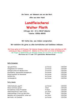 herunterladen - Landfleischerei Plieth