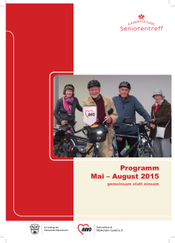 Programm 7,27 MB - AWO Kreisverband München