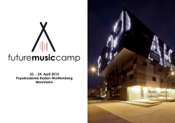 FMC Info-Sheet 2015 - Popakademie Baden