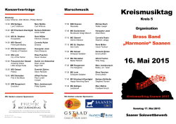 Kreismusiktag 16. Mai 2015