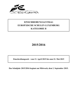 einschreibungsantrag europäische schulen luxemburg kategorie ii