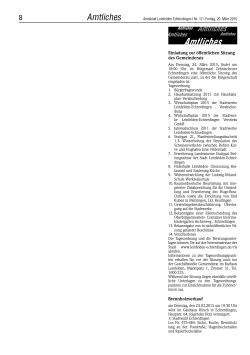 Amtliches - Amtsblatt Leinfelden
