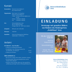 Flyer - Förderverein Palliativmedizin Jena