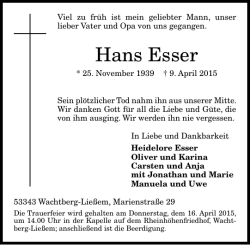 Hans Esser