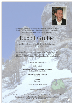 Gruber Rudolf