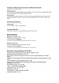 SS 2015 Kommentiert-10-4 - Institut für Musikwissenschaft und