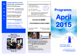 Programm April 2015 ()
