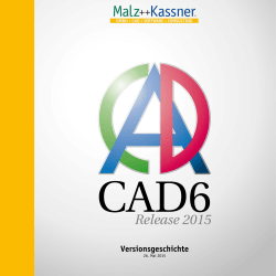Malz++Kassner CAD6 Versionsgeschichte