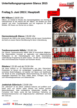 - wir freuen uns bei Ihnen aufzuspielen