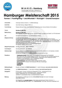 Hamburger Meisterschaft 2015