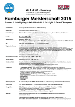 Hamburger Meisterschaft 2015