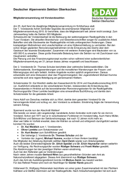 Deutscher Alpenverein Sektion Oberkochen