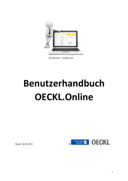 Handbuch OECKL.Online