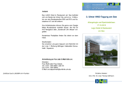 Programm - Universitätsklinikum Ulm