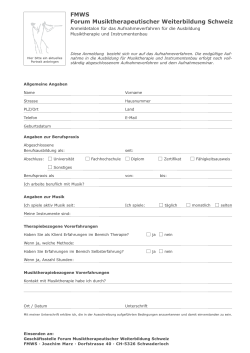 Anmeldebogen als PDF-File - Forum Musiktherapeutischer