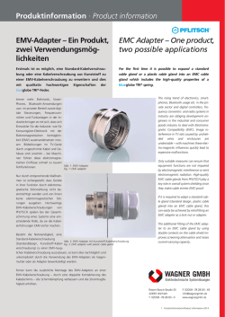 PLITSCH EMV-Adapter Produktinformation.