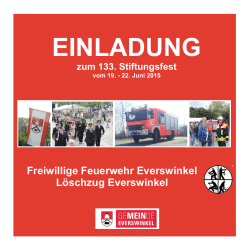 Feuerwehr Programm 2015 - s.o.  - Das Vitus