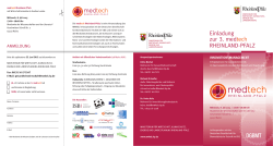 2015.07.08 medtech 2015, Einladungsflyer