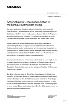Hintergrund-Information Siemens AG