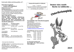 Immer eine runde Sache in L&uuml;bbecke