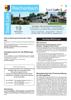 Mitteilungsblatt Reichenbach 19/2015 (application/pdf)