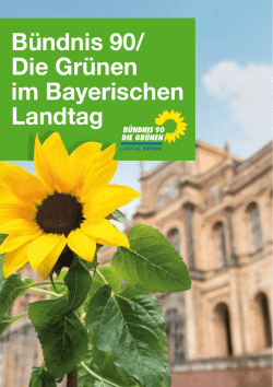 Gr&uuml;ne Abgeordnete im Bayerischen Landtag