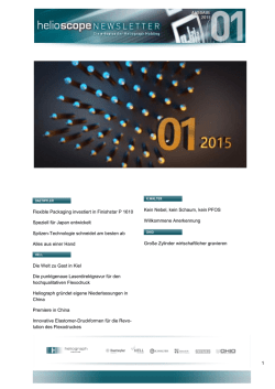 Ausgabe drucken - helioscope Newsletter