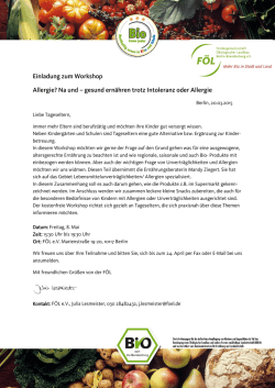 herunterladen - F&ouml;rdergemeinschaft &Ouml;kologischer Landbau Berlin