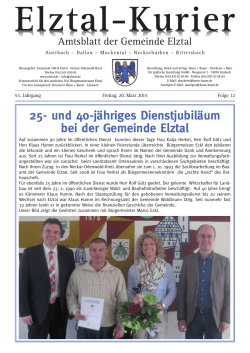 Amtsblatt KW. 12 - Gemeinde Elztal