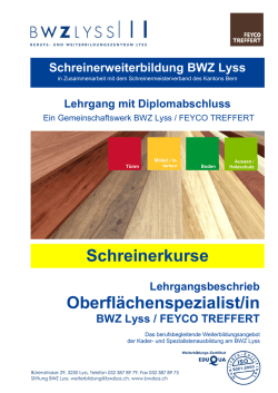 Broschüre Oberflächenspezialist