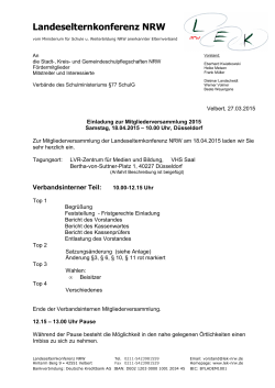 Einladung MV LEK 180415 - Stadtschulpflegschaft Troisdorf