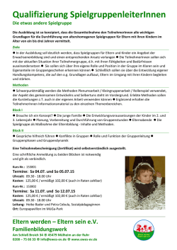 Info - Eltern sein eV