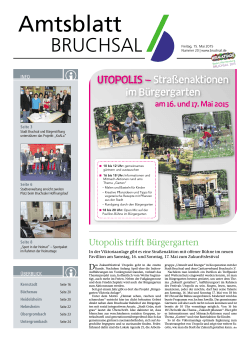 Amtsblatt - Stadt Bruchsal