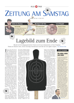 - ZEITUNG AM SAMSTAG
