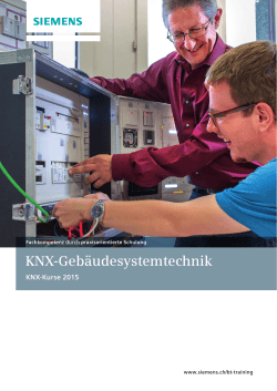 KNX-Gebäudesystemtechnik