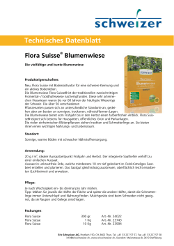 Flora_Suisse_Technisches Datenblatt