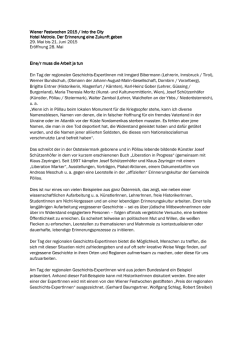Projektbeschreibung