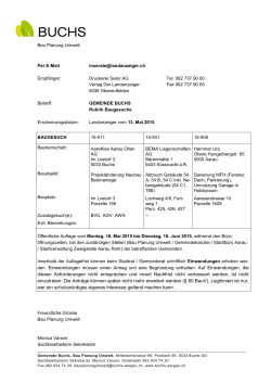 PDF, 26.0 KB - Gemeinde Buchs