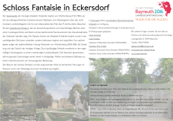 Schloss Fantaisie in Eckersdorf - Landesgartenschau Bayreuth 2016