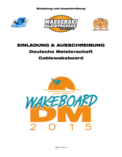 Ausschreibung DM 2015.pages - DWWV