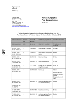 2015_06 Verhandlungen Zivilabteilung Regionalgericht Oberland
