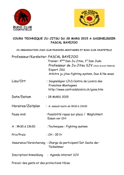 d`informations ici - Budo Club Court&eacute;telle