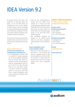 IDEA Version 9.2