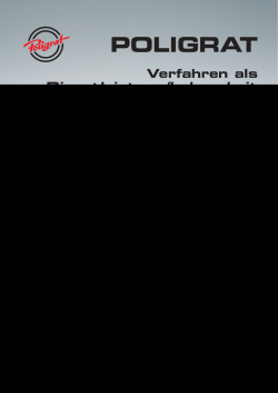 Verfahren als Dienstleistung/Lohnarbeit
