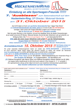 15. Oktober 2015 !! - Alpine