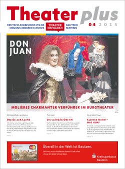 Theaterzeitung 04/2015 - Deutsch-Sorbisches Volkstheater Bautzen