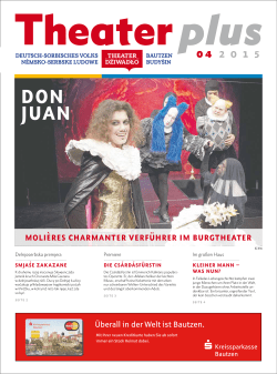 Theaterzeitung 04/2015 - Deutsch-Sorbisches Volkstheater Bautzen