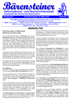 Informations- und Nachrichtenblatt